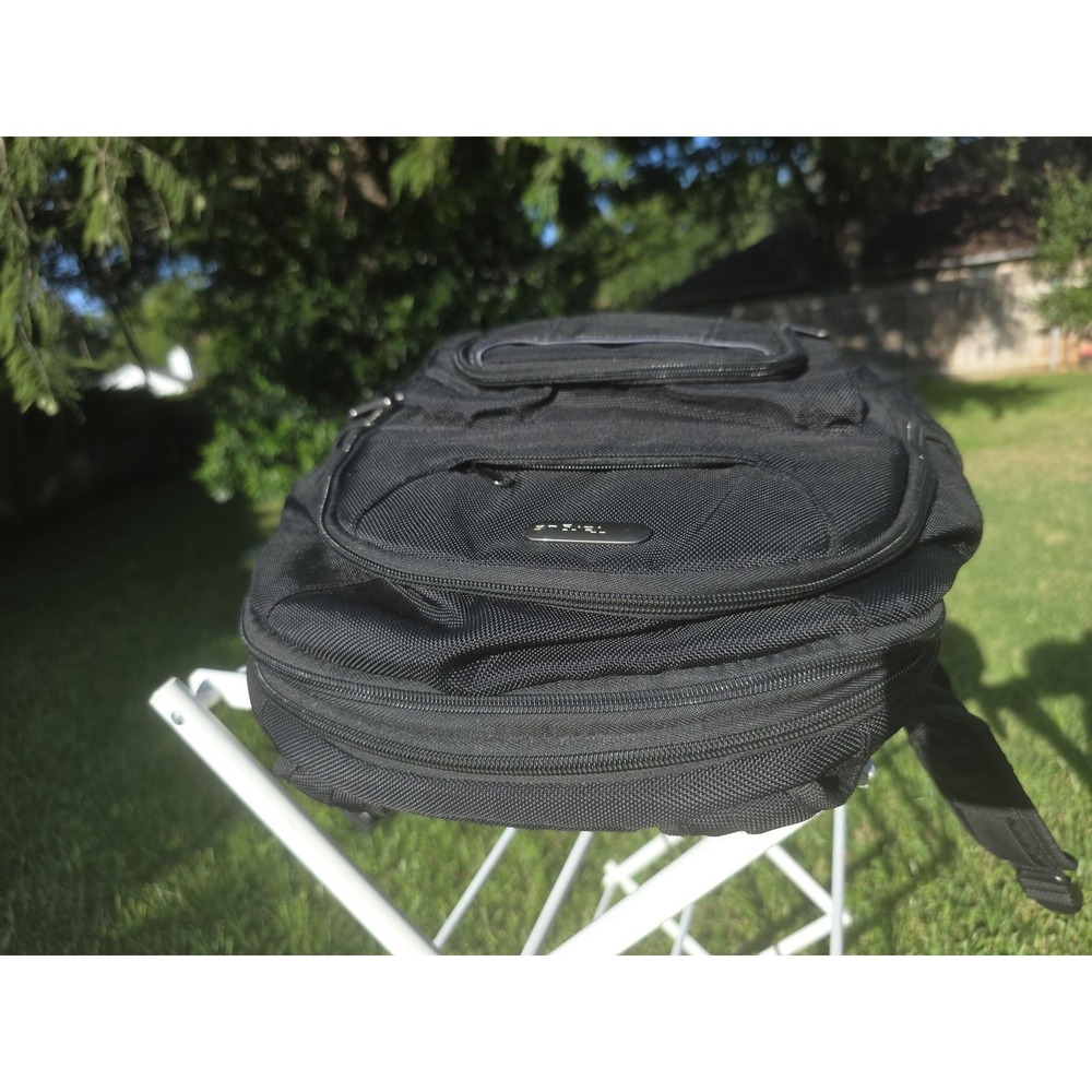 Targus Corporate Traveler Laptop Backpack Black Business Travel Bag - Picture 6 of 7